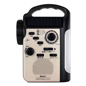 Ka340gld Kaito Ka340 Solar Dynamo Hand Crank Rechargeable Led Camping Lanter... Fast Ship