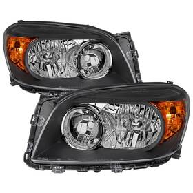 Ksh-tyrv0606 Karsparehub Headlights Assembly For 2006 2007 2008 Toyota Rav4 Headlamp Replacement Black