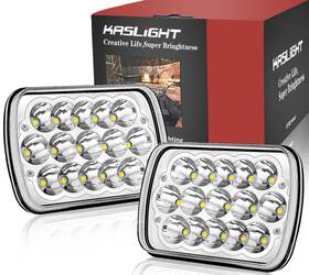 Kaje-0001 Kaslight H6054 Led Headlights Pair Rectangular 5x7 7x6 Headlight Hi/low S
