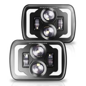 Kv73197013 Kaslight 2025 Dot High Lumens H6054 Led Headlights 5x7 7x6 Headlight Anti-glare Dr