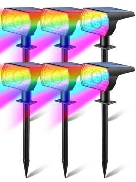 Cpd-23 Kaxiida Solar Multicolor Lights Outdoor 7 Lighting Modes Outdoo