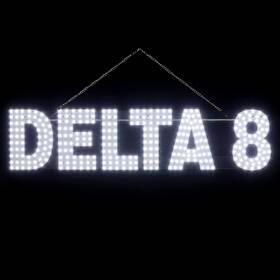 Delta8-30 Kiiboler 30 Inch X10 Large Led Delta 8 Signs For Business Super Bright Unique Design Delt