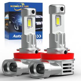Kls-h11 Kimlatar Latest H11 Light Bulbs Upgraded 900% Super Bright With Fan Cooling 60000lm Br