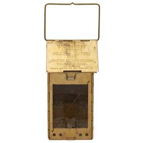 Gw83r02-01 Kings County Tools Brass Candle Lantern Vintage Design Ideal For Camping
