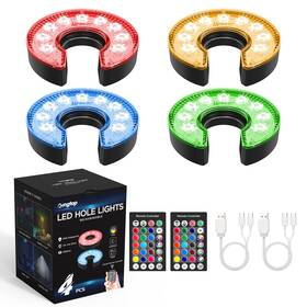 Kt-ga173-pe4 Kingtop Rechargeable Led Golf Hole Light - Waterproof Focused Illumination L