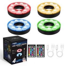 Kt-ga177-pe4 Kingtop Rechargeable Led Golf Hole Light - Waterproof Focused Illumination L