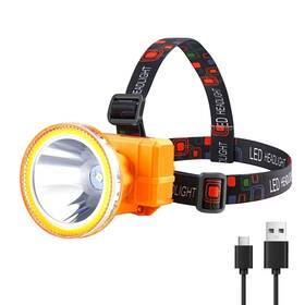Kt682 Kitness Rechargeable Led Headlamp With Ultra-bright Light Designed For Outdo