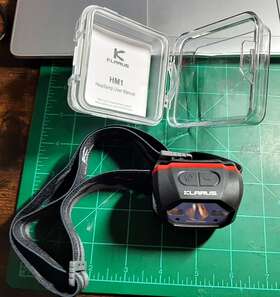 Klarus 708111052559 Hm1 Led Rechargeable Headlamp Flashlight 440 Lumens Super Bright Outdoor
