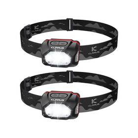 B0dsdd9rbx Klarus Hm1 2pcs Ipx6 Waterproof Rechargeable Headlamp Motion Sensor 70h Runtime