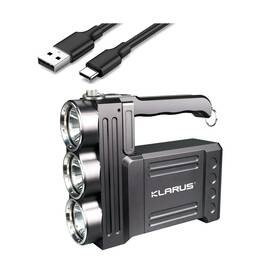 De-rs80gt Klarus 10000 Lumens Ultra-bright Rechargeable Portable Spotlight 6 3400mah