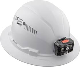 60407rl  Klein Tools Hard Hat Rechargeable Headlamp Vented Full Brim Style Padded Self-wi