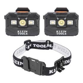 80174 Klein Tools 2 Rechargeable Led Headlamps With Headlamp Bracket And Fa