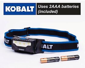 68122-p Kobalt 200-lumen Super-bright Led Headlamp With Batteries Included New Sealed