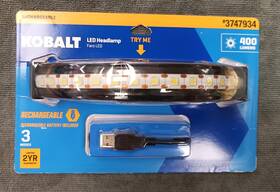 3747934 Kobalt #3747934 400 Lumens Rechargeable Led Headlamp New