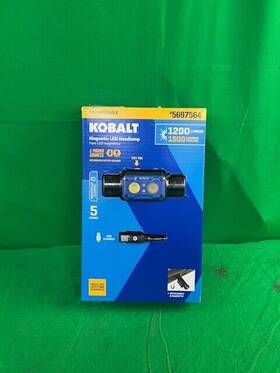5697564 Kobalt 810156210020 1200-lumen Led Headlamp With Rechargeable Batteries Included #5697564 E9