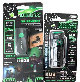25959 Kodiak 97439 Lot Of 2 The Kompact And Kub 1000 Lumen Led Lights Free Shipping