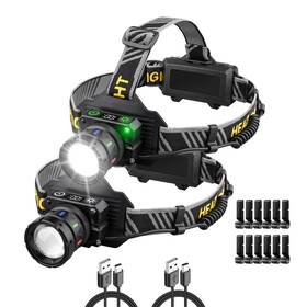 Hl123 Kolyc Headlamp Rechargeable 5000 High Lumen Super Bright Led Head Lamp With M