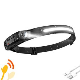 Kpkjoo 769061482384 Headlamp 1pcs 230 Wide Beam Head Lamp Motion Sensor Led Rechargea