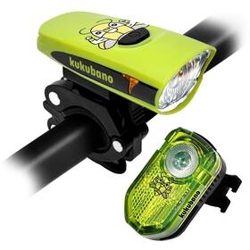 Kukubano 198168014271 High-visibility Led Headlight And Taillight Set - 600 Lumens Front ... Fast Ship