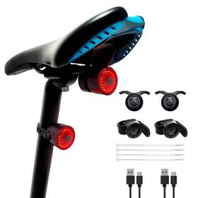 Bkr-2 Kunhe 2 Pack Usb-c Bright Bicycle Rear Cycling Safety Flashlight Accessories