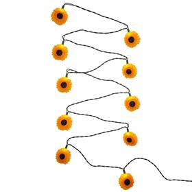 Ul4248 Kurt S. Adler Ul 10-light Sunflower Light Set
