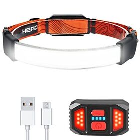 Kzed Headlamp Rechargeable Led Head Lamp To Wear Light Band