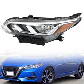 Labwork 1-6493773-474509 Headlight Assembly Replacement For Sentra S Sv 2020-2022 Halogen Head