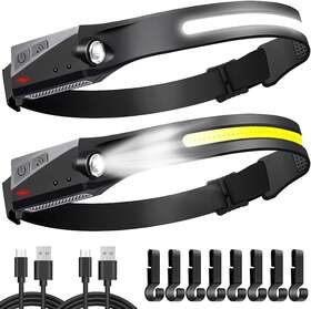 Hl0003 Lammyner Led Headlamp Rechargeable 2pcs Extremely Bright 230