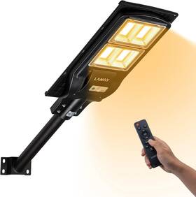 Langy 787996409252 3000k Warm White Solar Street Lights Outdoor Commercial Parking Lot Lig