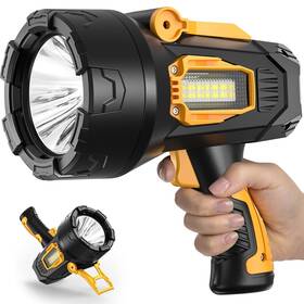 208-w5225tzd Lbe Rechargeable Spotlight Super Bright 1000 000 Lumens Led Flashlight Handh