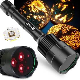 V7202305lbjd Lbjd 365nm Uv Black Light Flashlite High Power Blacklight Flashlights With Profes