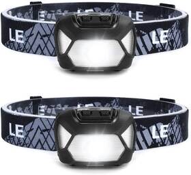 1300lux Le 313036335306 Battery Powered Headlamp - Super Bright Led Head Lamp With Red Light Ip