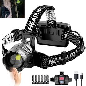 Le1pro Leaphanie 100000 Lumen Led Headlamp Rechargeable Head Lamp 7 Modes Super Bright W