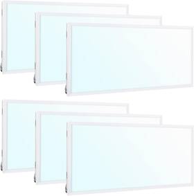 Lep-bl24ft-78w Led Energy Plus 6pack 6 Pack 2x4 Ft Flat Panel Troffer Light 78w High Brightness 9750lumens 65