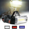 Led Headlamp Cob High Bright Head Light Waterproof Work Flashlight Super