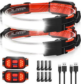 Led Headlamp Flashlight 1000lumens 230 Broadbeam Headlight Usb Rechargeable H