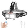 Led Headlamp Rechargeable Flashlight For Adults Wide Beam Headlamps