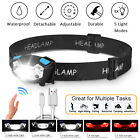 Led Headlamp Usb Rechargeable Headlight Head Lamp Flashlight Torch Light 5000lm