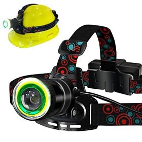 Led Headlamp Usb Rechargeable Zoomable Ultra Bright Cree 1800 Lumen Head
