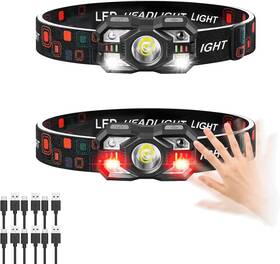 Led Rechargeable Headlamp 705353759642 2pack 3000 Lumen Ultra-light Bright Flashlight W