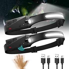 Led Rechargeable Headlamp2.47oz Lightweight Headlight 230 Illumination