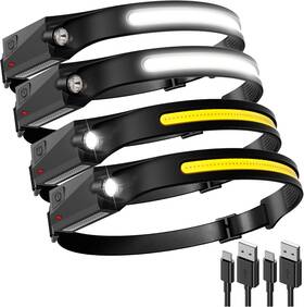 Td007 Led Headlamp Rechargeable 5 Brightness Modes Adjustable Flexible Lightwei