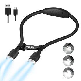 8541999432 Ledgle Updated Neck Light For Reading Books In Bed Led Lamp Knitting With