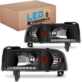 Mamuse6rrc Ledkingdomus Headlight Assembly Dot-certified Compatible With 94 95 96 97 9