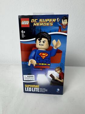 Lego 792758691400 Dc Super Heroes Superman Led Head Lamp New Sealed
