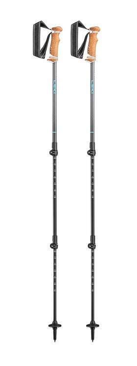 65222211 Leki Lhasa Aluminum Adjustable Lightweight Walking Poles For Trekking And Hiking