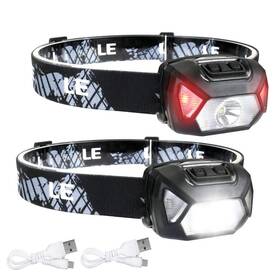 Lepro 894495031726 Le Headlamp Rechargeable Led Head Lamp With 6 Modes For Camping And Hiking Gear Es