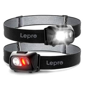 1500lux Lepro 894495038794 Led Headlamp Flashlights Head Lamp With 6 Lighting Modes And Red Lig