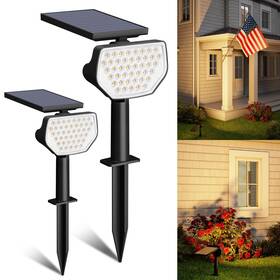 Ip65 Lepro 894495040186 Halloween Outdoor Solar Spot Lights Waterproof For Flag Ga