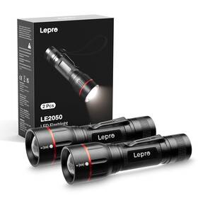 Pr120028-2 Lepro Led Flashlight With Clip Le2050 High Lumens 5 Lighting Mod